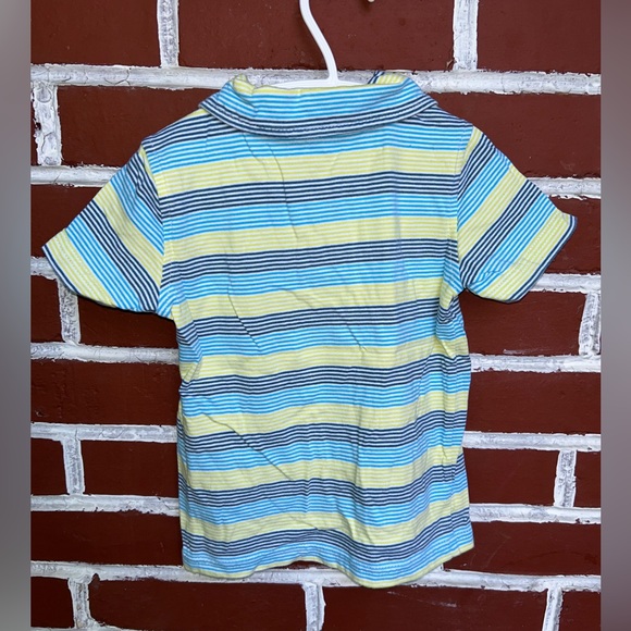 Calvin Klein | striped polo shirt sleeve | size 2 - Picture 2 of 4